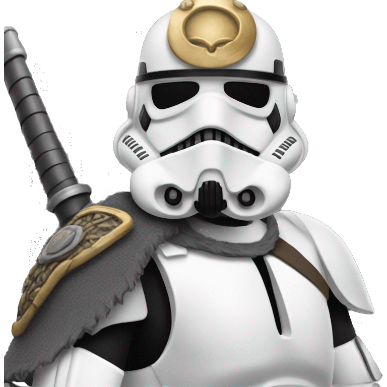 Stormtrooper with Viking custom emoji