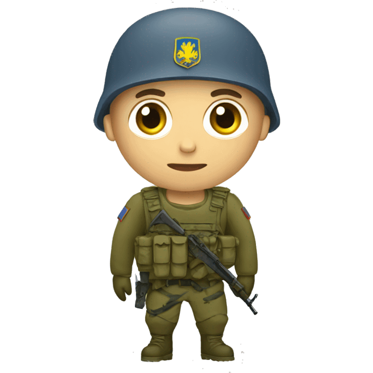 Ukrainian soldier emoji