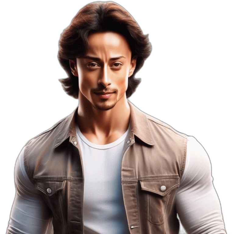 young tiger shroff  emoji