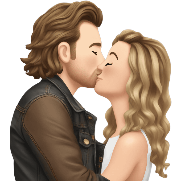 becca kissing morgan wallen emoji