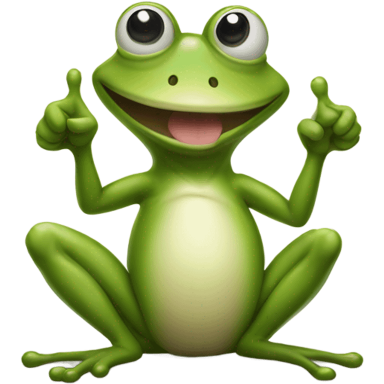 Frog giving a thumbs up emoji