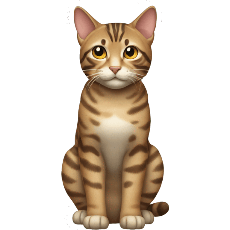 Tabby Cat Full Body emoji