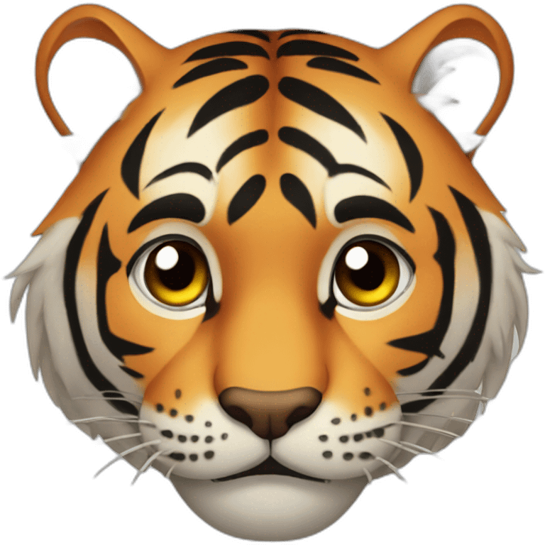 tiger's face emoji