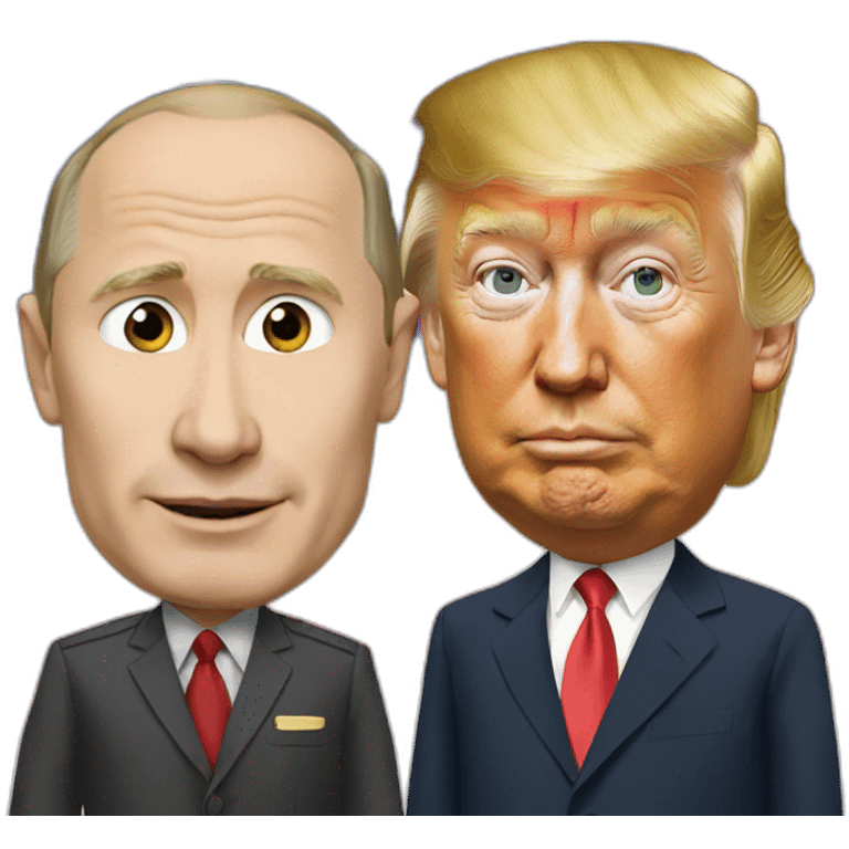 Putin and trump emoji