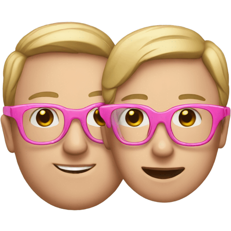 pairs of pink glasses emoji