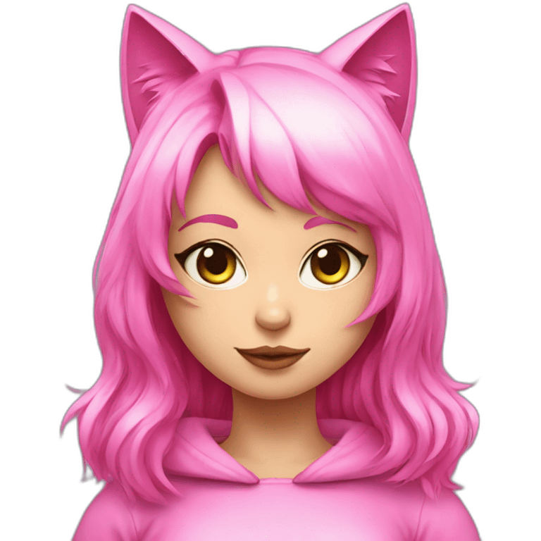 pink-techno-catgirl emoji