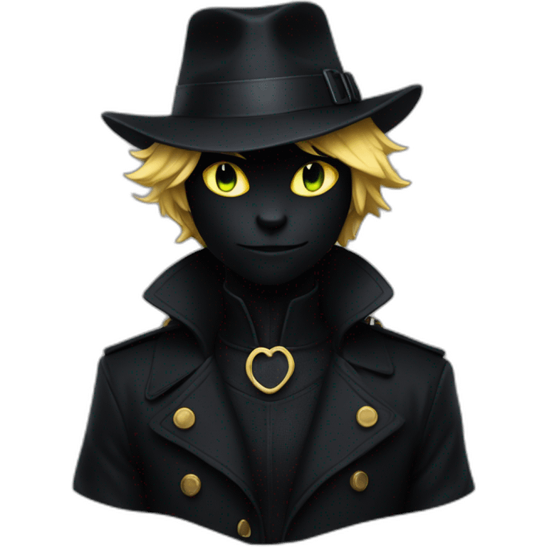 Chat noir miraculous emoji