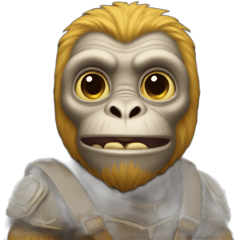 monkey on it orc emoji