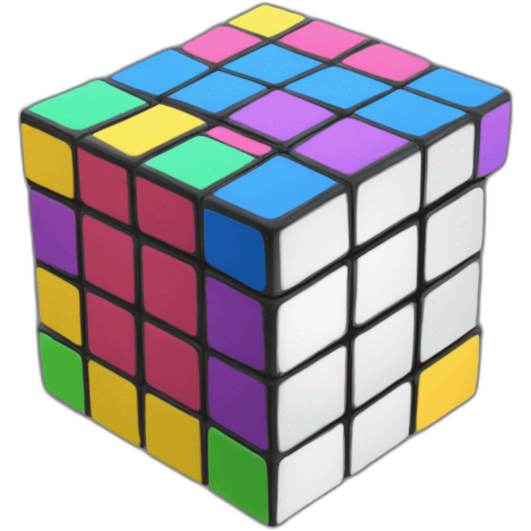 cubo de rubik emoji