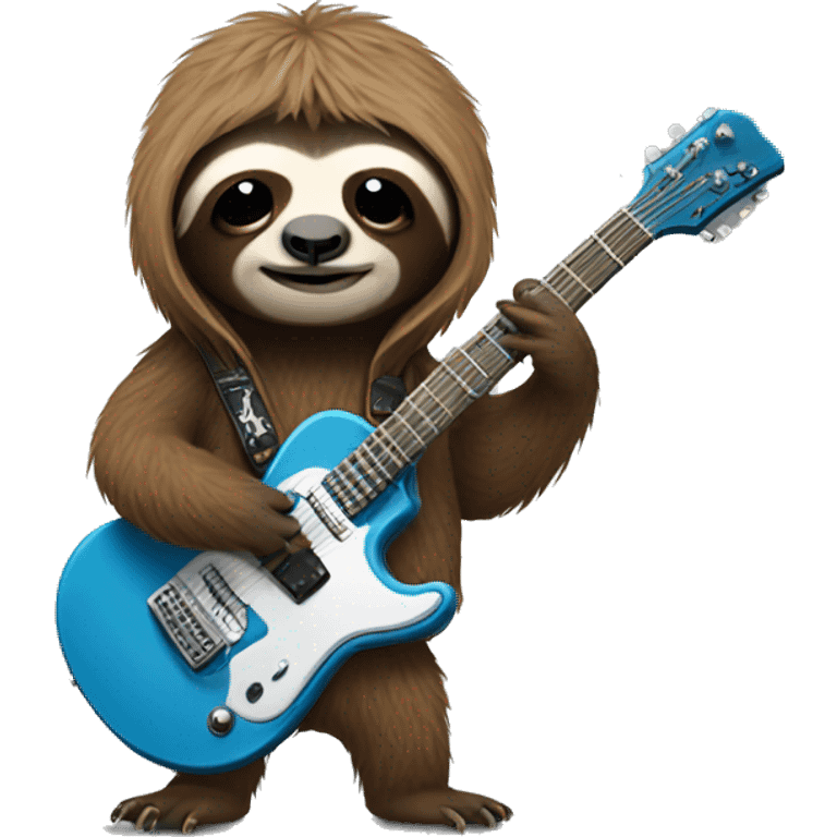 rockstar sloth emoji