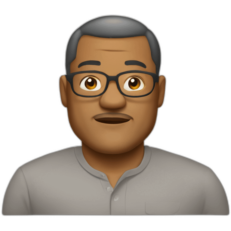 laurence-fishburne cartoon wearing shirt emoji