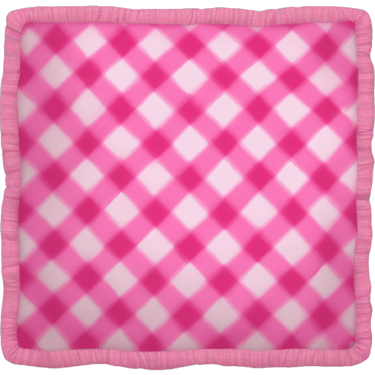 pink plaid blanket emoji