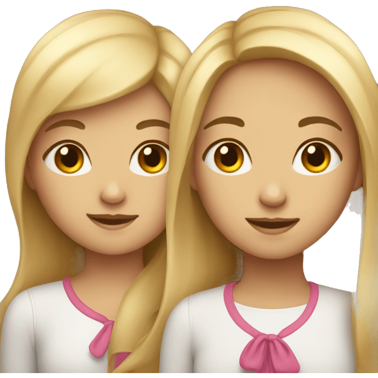 two girls side by side emoji