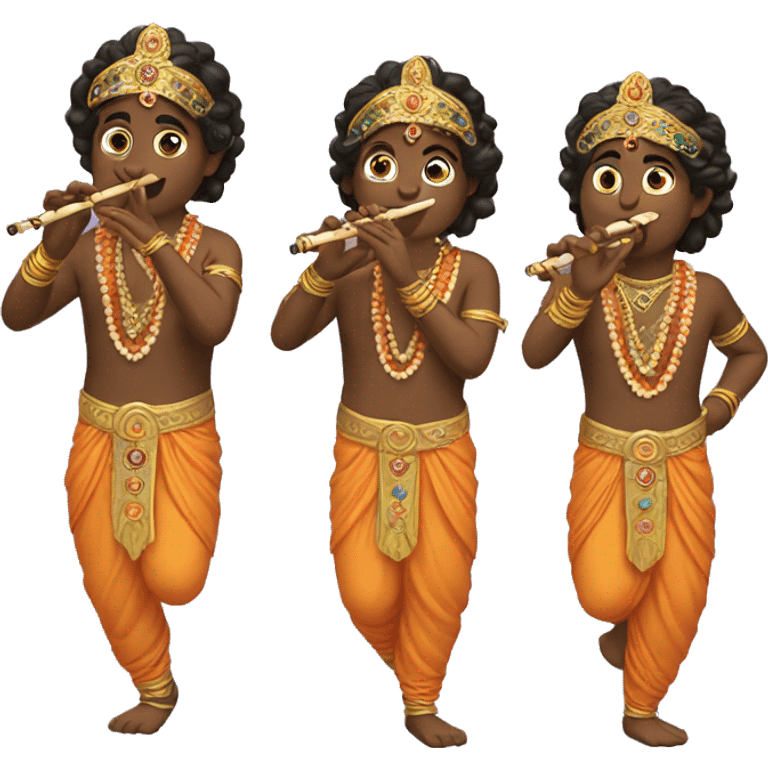  krishna flute emoji