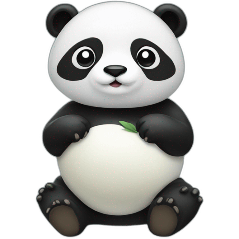 Panda pearl emoji