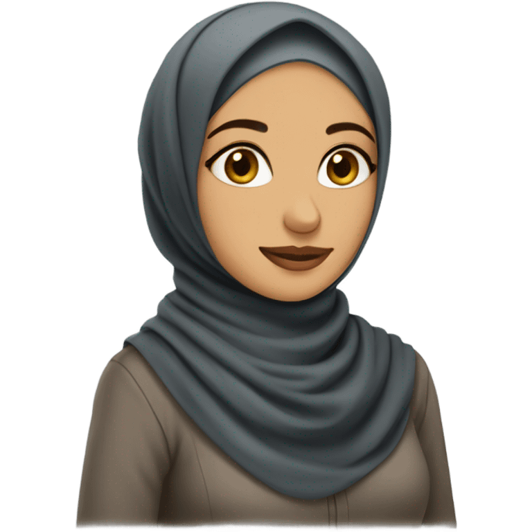 Muslima with Hijab pretty  emoji