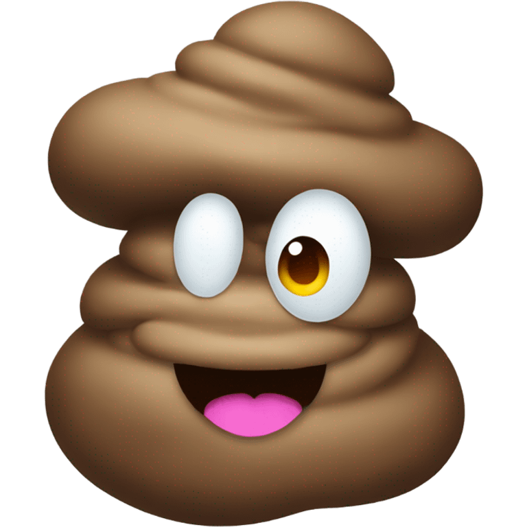 poop with a hat emoji