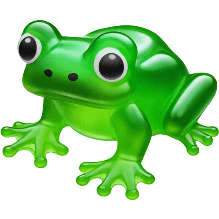 Frog gummybear emoji