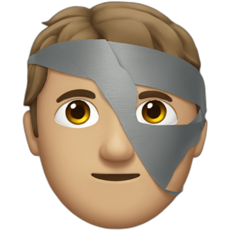 duct tape eye patch emoji