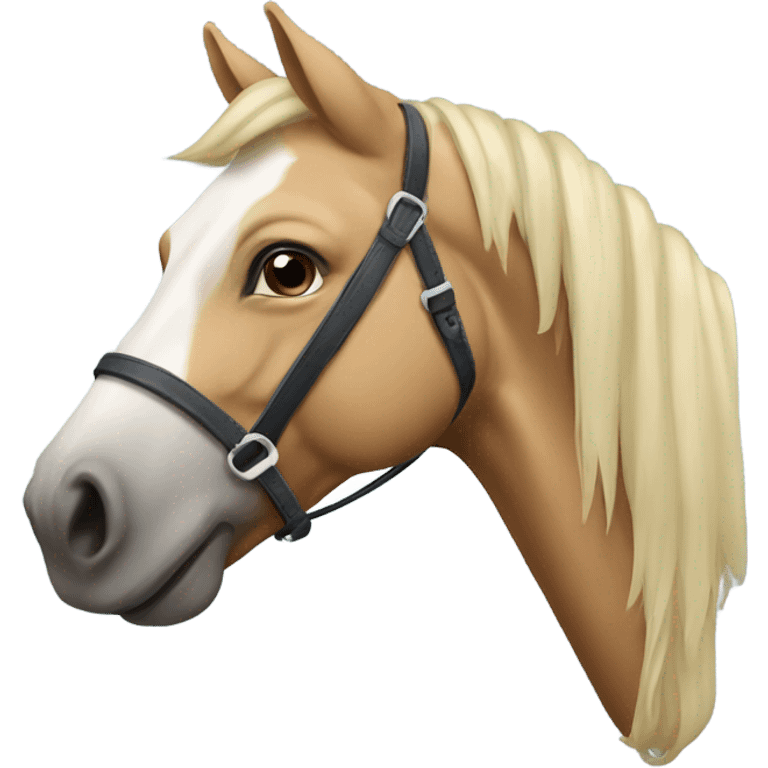 Cavalo com laço  emoji