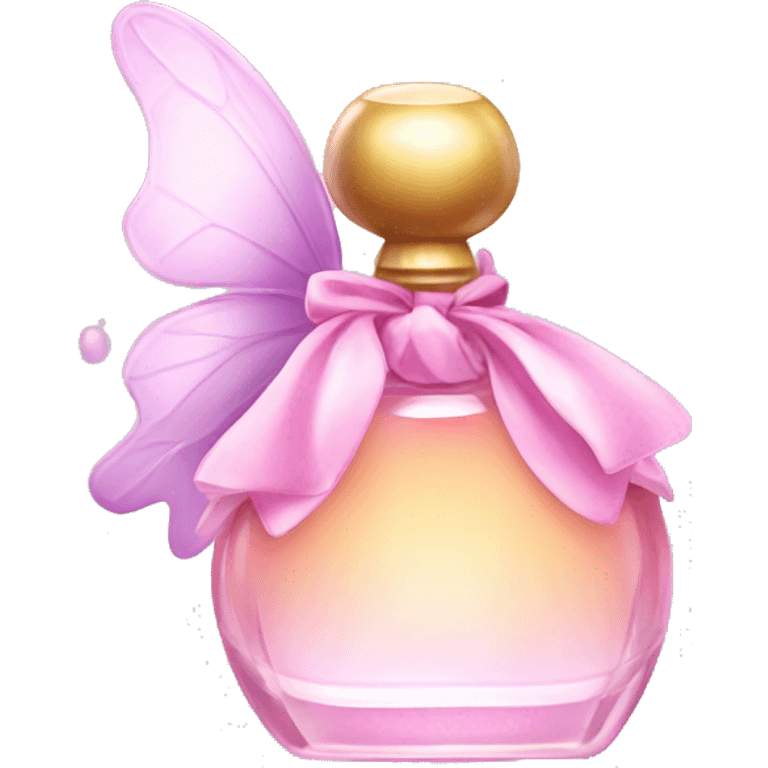 Fairy perfume with bow emoji