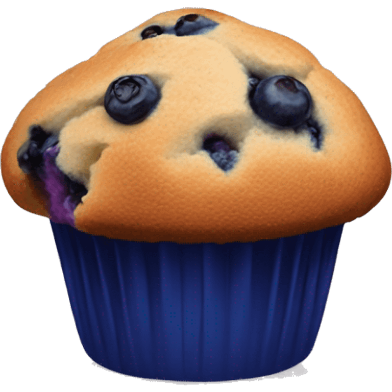 Blueberry muffin emoji