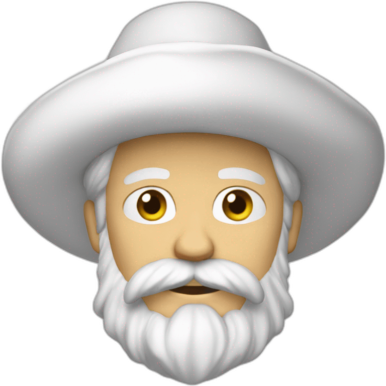 Barbe blanche one piece emoji