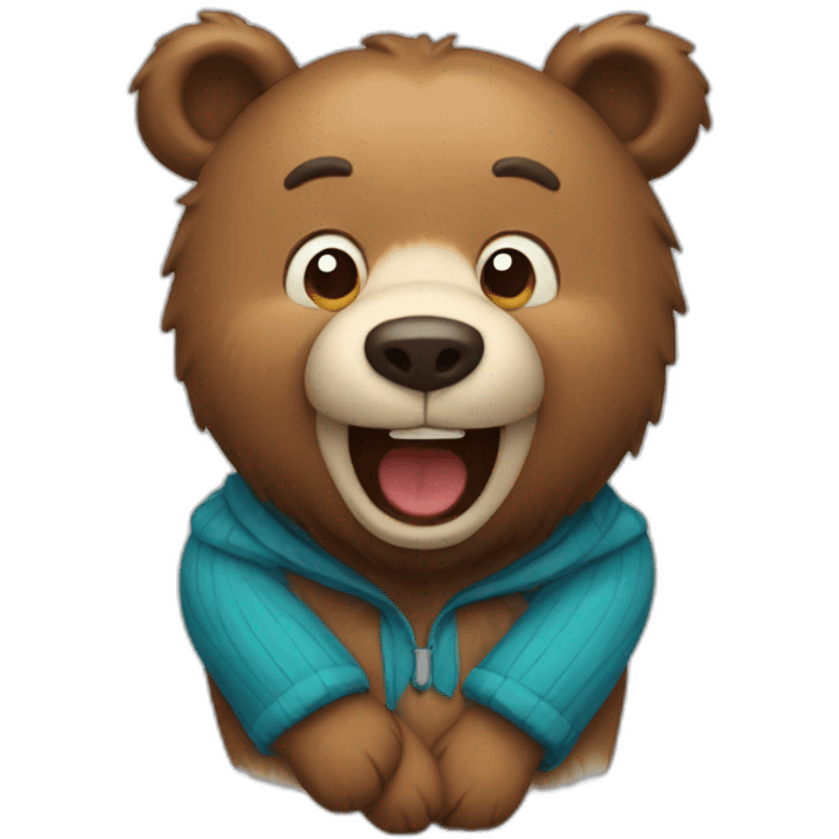 happy bear emoji