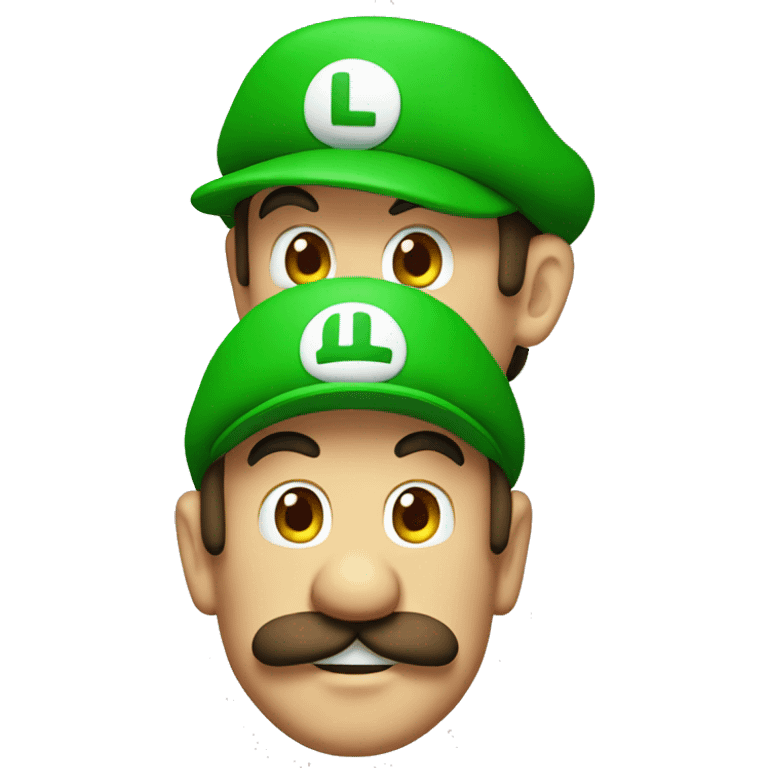 Luigi head  emoji