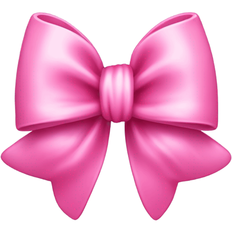 Cute pink bow emoji