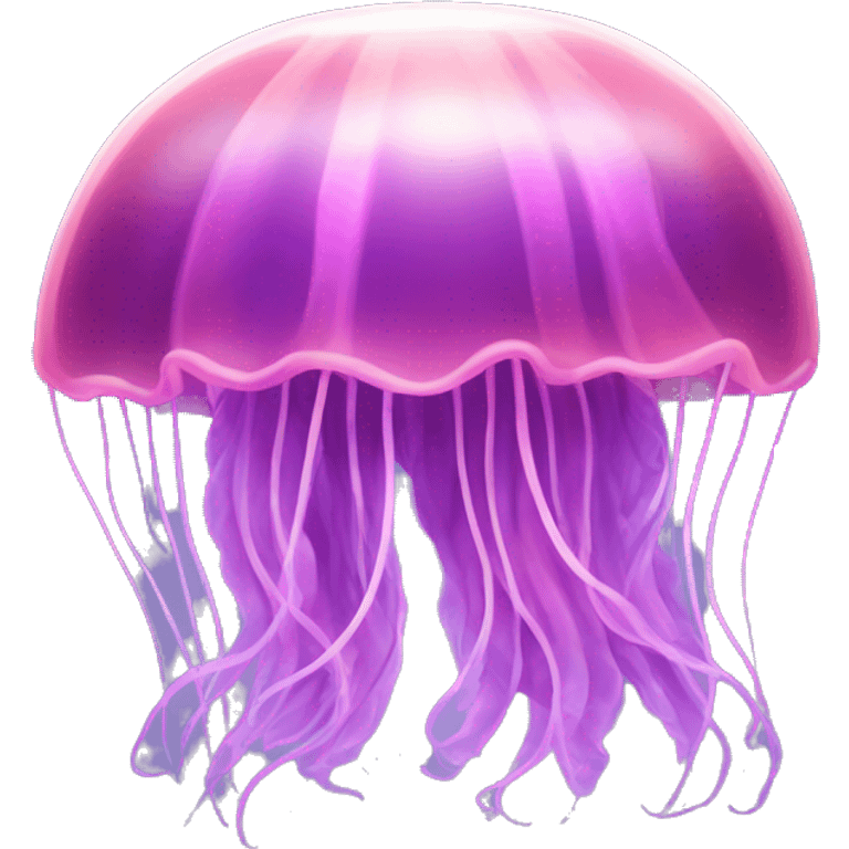 A really pretty pink and purple almost ethereal looking jellyfish emoji