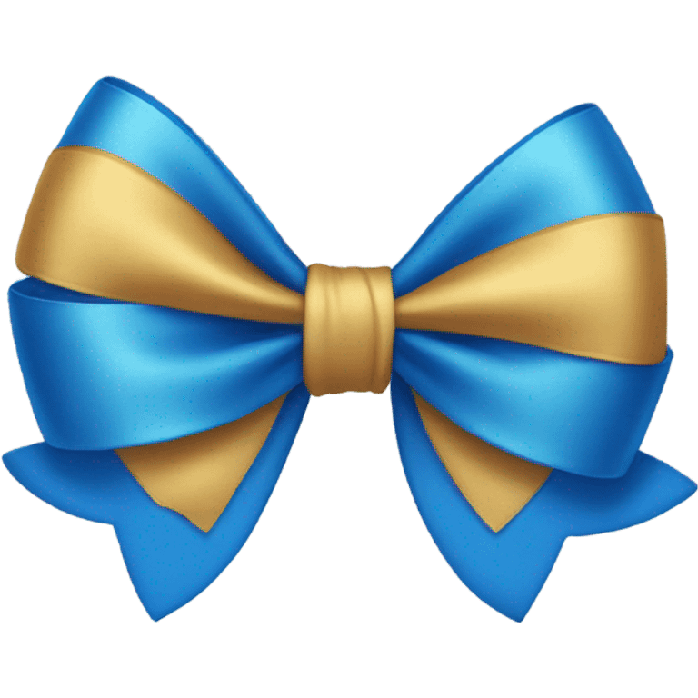 Blue bow  emoji