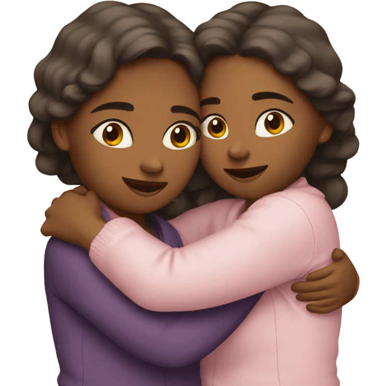 Sister hug emoji