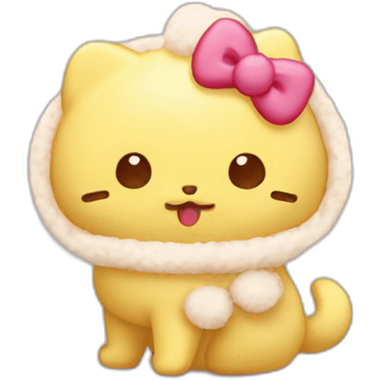 pompompurin hello kitty emoji