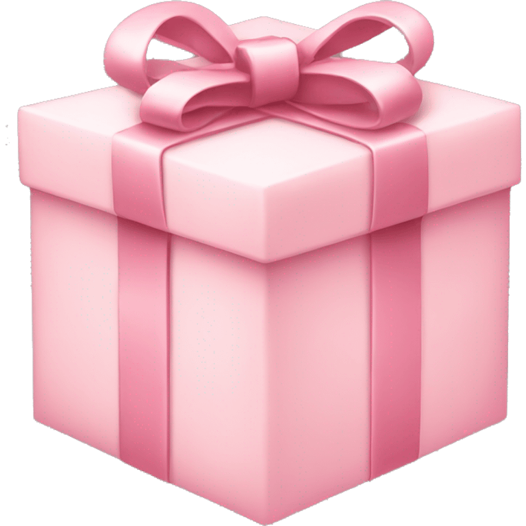 Light pink present emoji