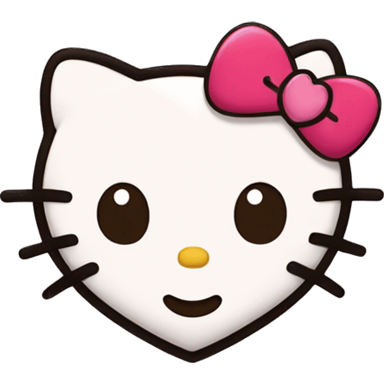 Hello kitty in a heart  emoji