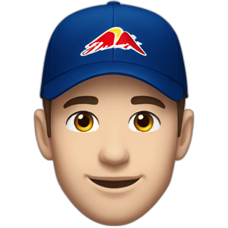 Pierre Gasly with Alpine cap formula 1 emoji