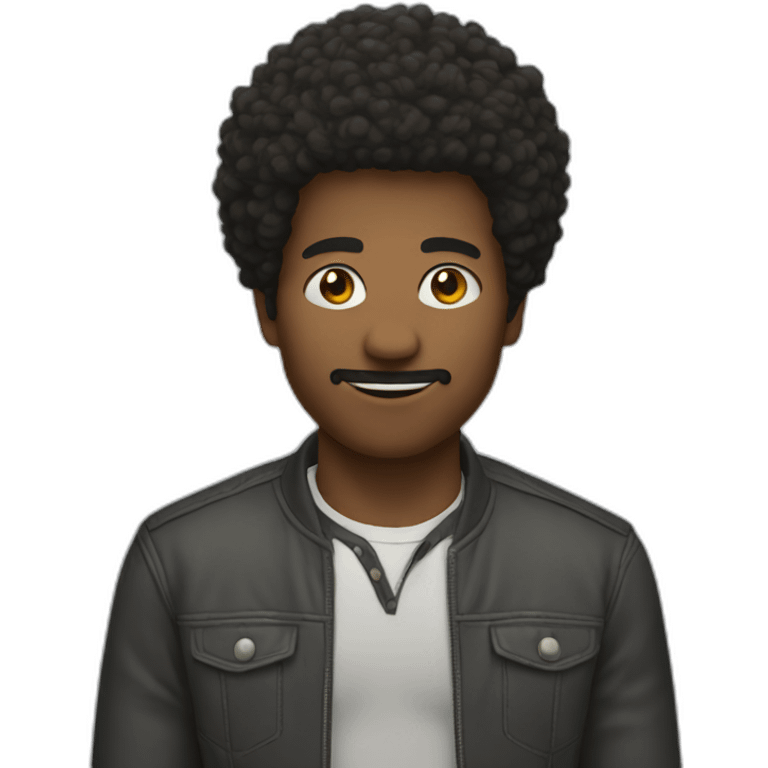 short-afro emoji