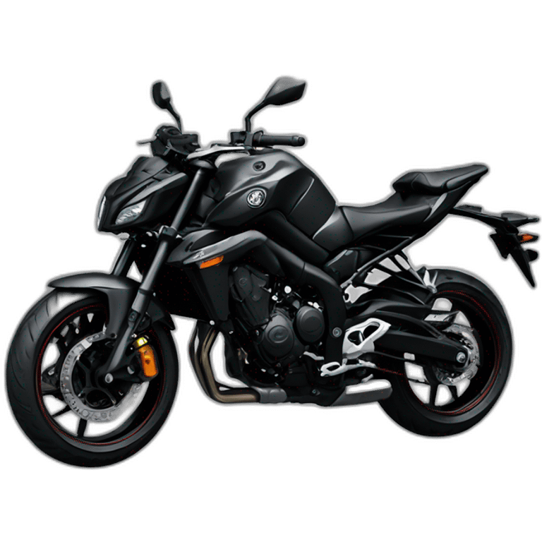 Yamaha mt15 bike black emoji