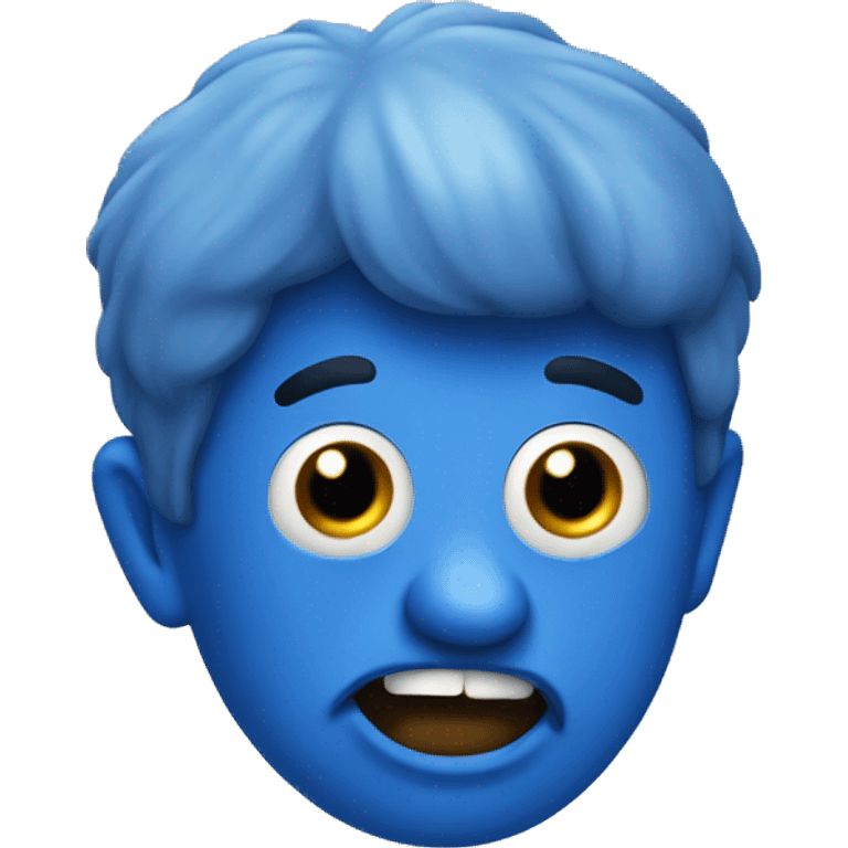 Blue meanie emoji