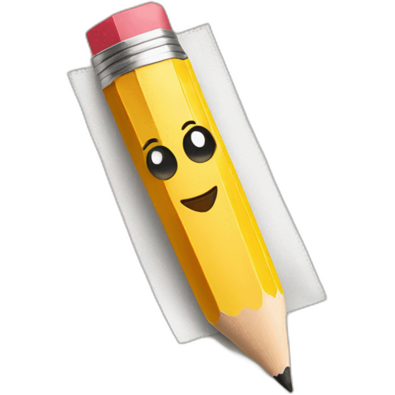 pencil in a bag emoji