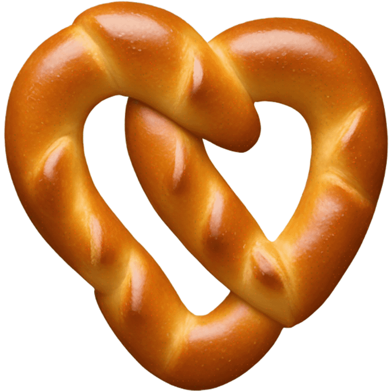 S shaped pretzel emoji