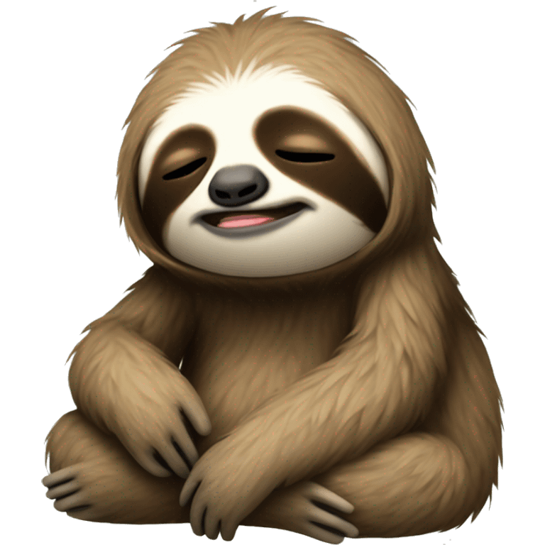 Stoner sleepy sloth emoji