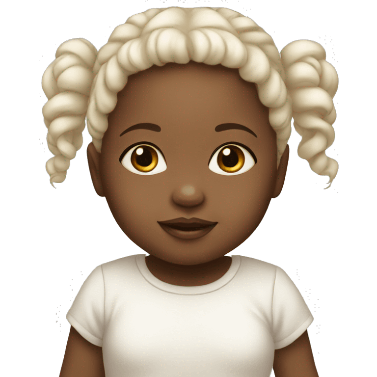 white Baby girl emoji