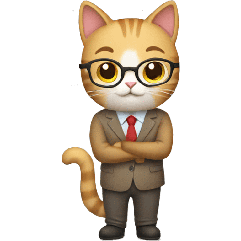 Cat teacher  emoji