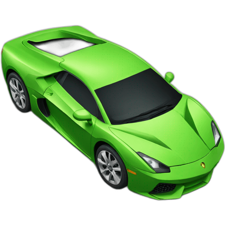 exotic green car emoji