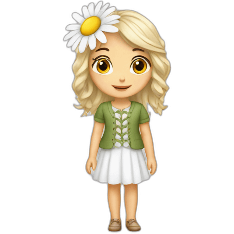 daisy-European-girl emoji