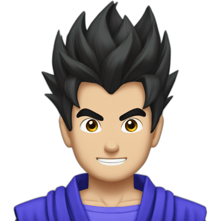 Gohan con capelli blu emoji