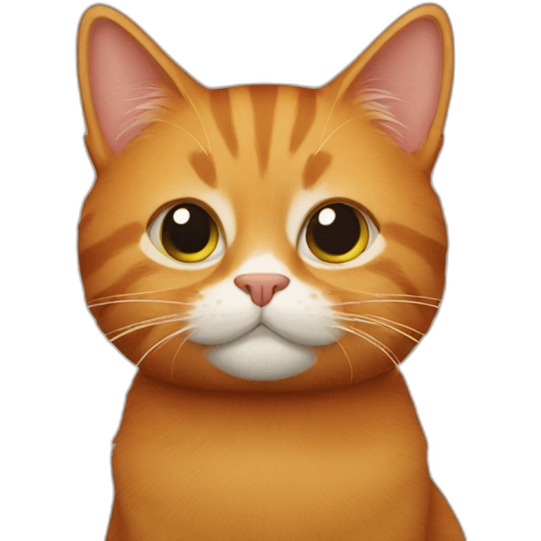 a ginger cat emoji