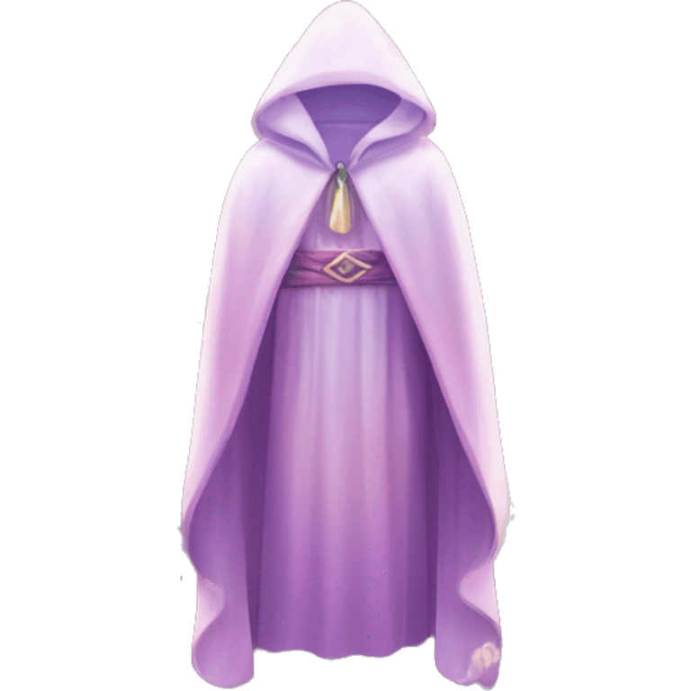 empty crystal magical robes covered with flowers emoji